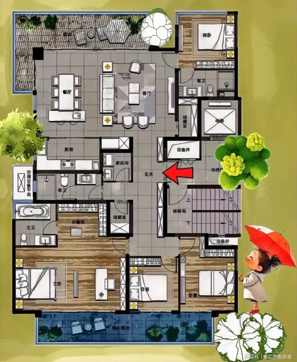 博兴优配 豪宅的皮，刚需的骨，206㎡有代沟，一家四口接受，三代同堂嫌弃