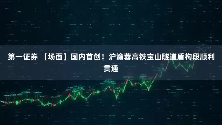 第一证券 【场面】国内首创！沪渝蓉高铁宝山隧道盾构段顺利贯通